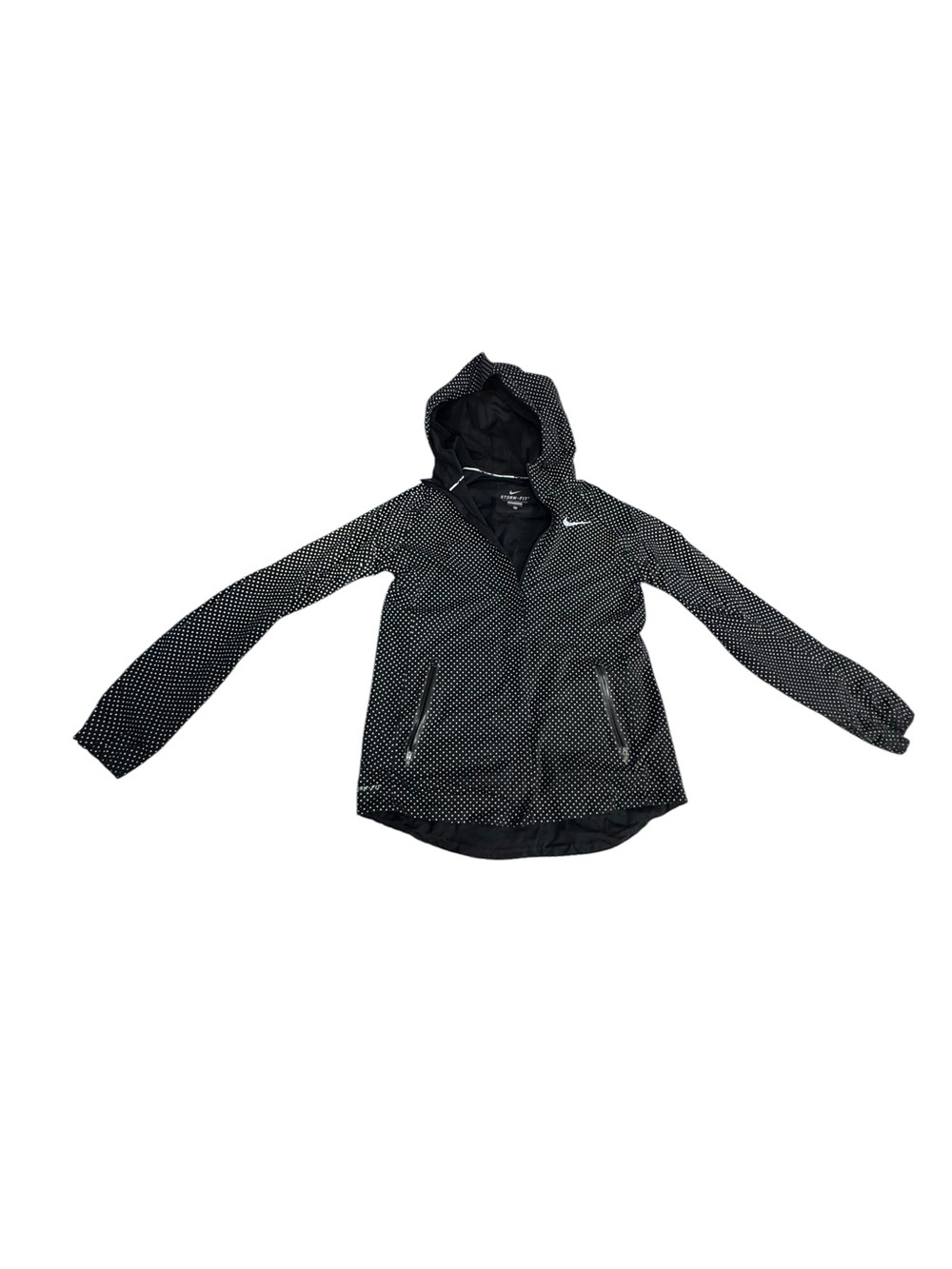 Nike Black storm fit Jacket with White Dot Print
